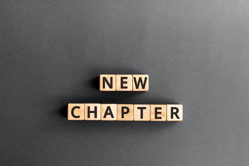 Starting a new chapter in life